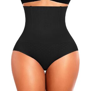Werena Tummy Control Shapewear Panties For Women Seamless High Waist Shaping Body Shaper Girdle Underwear