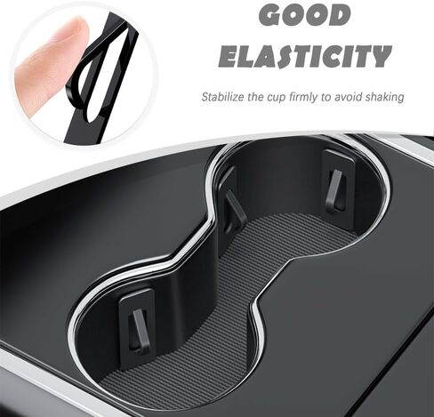 Car Cup Holder Insert with Adhesive,Cup Holder for Car Anti-Shake Silicone Stabilizer for Car Storage,Universal Automotive Cup Holder Car Accessories Interior for Most Car (6PCS) in Kuwait