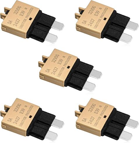5 قطع دليل إعادة تعيين قاطع الدائرة المنخفضة بليد فيوز E39-12V 30A قواطع دوائر الصمامات الصغيرة لسيارة شاحنة RV السيارات البحرية قارب التصيد المحرك وATC ATO 32VDC in Kuwait