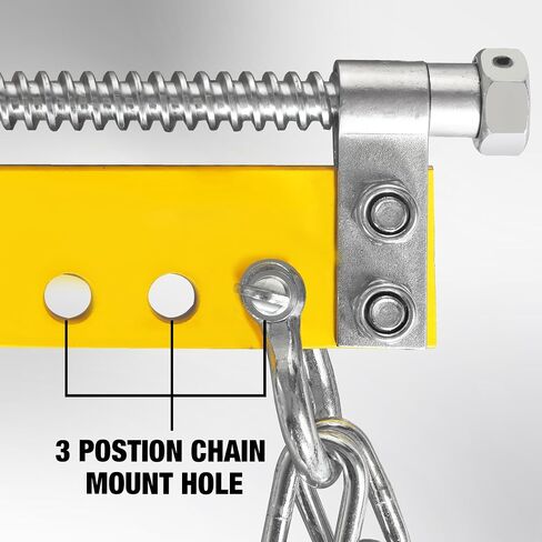 YELLOW JACKET Engine Leveler 1500lbs Steel Engine Hoist Shop Crane with Ball Bearing and Adjustable Handle in Kuwait