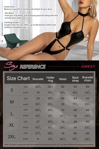 ADSEXY Lingerie for Women Sexy Leather Lace Corset Naughty Bodysuit Deep V Teddy One Piece Babydoll Lingerie with Choker in Saudi Arabia