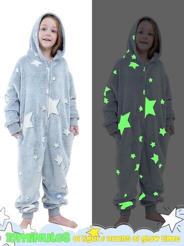 بيجامة نيسيي للأطفال للجنسين زي يونيكورنز المتوهج للهالوين للفتيات والأولاد in Kuwait