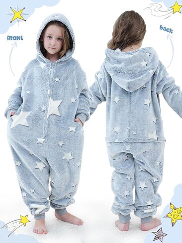 بيجامة نيسيي للأطفال للجنسين زي يونيكورنز المتوهج للهالوين للفتيات والأولاد in Kuwait