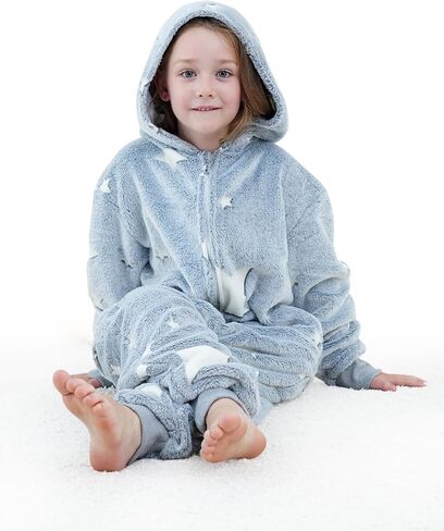 بيجامة نيسيي للأطفال للجنسين زي يونيكورنز المتوهج للهالوين للفتيات والأولاد in Kuwait