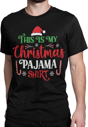 BROOKLYN VERTICAL Funny Christmas Santa Naughty Nice Holiday Short Sleeve Crew Neck T-Shirt | for Men and Women in Kuwait
