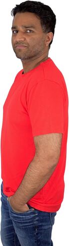 Soft & Simple Mens T Shirt - Casual Plain Crew Neck Short Sleeve T-Shirt - Cooling Organic Bamboo Viscose and Cozy Cotton Tee in Kuwait
