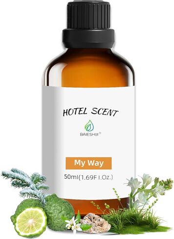 Spring Blossom Scent Essential Oil, Hotel Diffuser Oil, 1.69 Fl Oz Pure Aromatherapy Fragrances Inspired by InterContinental Hotels, Luxury Scents with Amber,Vanilla for Diffuser in Kuwait