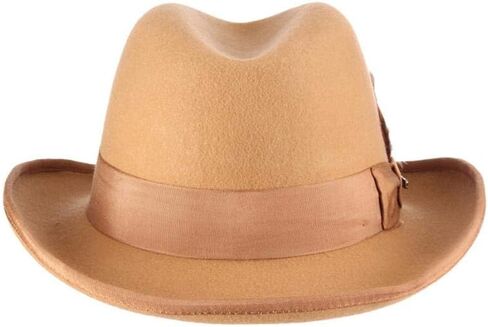 Scala Classico Men's Wool Felt Homburg Hat in Kuwait