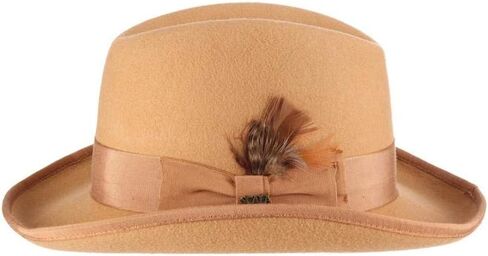 Scala Classico Men's Wool Felt Homburg Hat in Kuwait