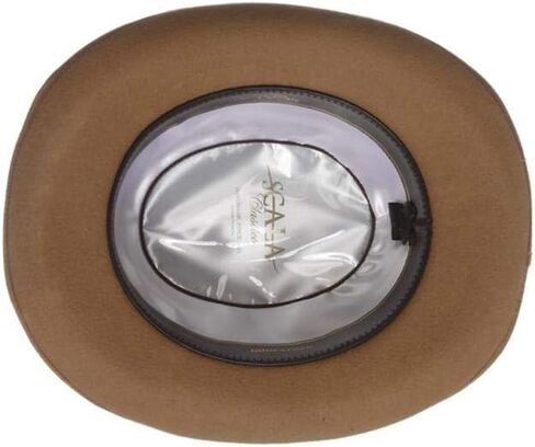 Scala Classico Men's Wool Felt Homburg Hat in Kuwait