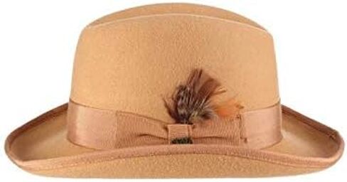 Scala Classico Men's Wool Felt Homburg Hat in Kuwait