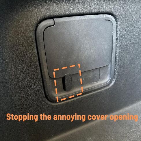 Compressor Door Lock for Rivian R1T - Essential Security Accessory Rivian Truck - R1T Accessories, Pack of 2 (Black) in Kuwait