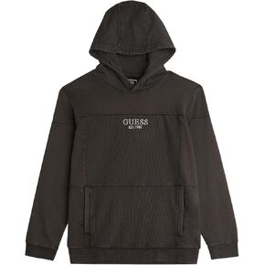 GUESS Boys' Eco Brushed Fleece Hooded Sweatshirt