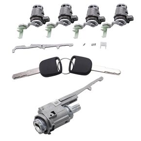 Door Lock Cylinder with Keys Ignition Switch Cylinder Fit for Honda Civic 2003 2004 2005 Fit for CRV CR-V 2002 2003 2004 2005 2006 Fit for Element 2003 2004 2005 2006 2007 2008 2009 2010 2011