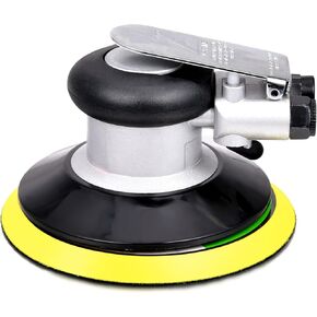 6" Air Random Orbit Sander, 12,000RPM Heavy Duty Dual Action Pneumatic Palm Sander