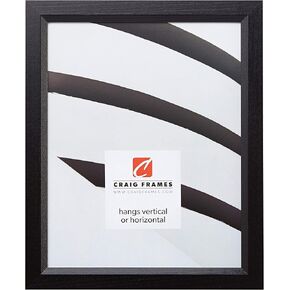 Craig Frames 7171610BK 19 by 25-Inch Picture/Poster Frame, Wood Grain Finish, 0.825-Inch Wide, Solid Black