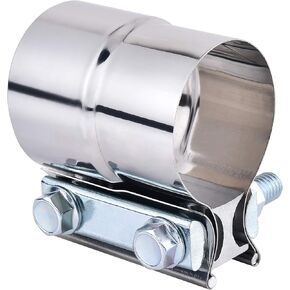 ZFBB4.0" Lap Joint Band Clamp Exhaust Clamps Pipe Repair Parts Stainless Steel