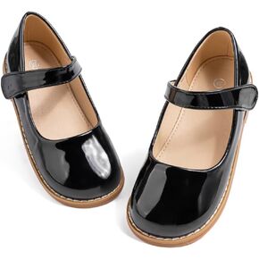 CENCIRILY Toddler Little Girls Flower Dress Shoes Mary Jane Ballet Flats Easter Party School Princess Wedding Shoes
