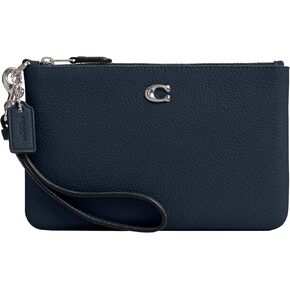 COACH Small Wristlet, LH/Dark Navy