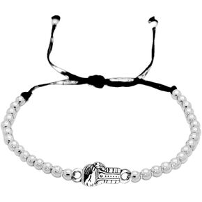 Sportybella Boxing Bracelet, Boxing Gifts, Adjustable Silver Beaded Bracelet with Boxer Glove Charm, Boxing Lover Gift, Boxing Fight Fan Gifts