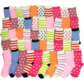 TeeHee Socks Various Sample Socks Value Pack Bulk Socks Wholesale Lot for Women Men Children