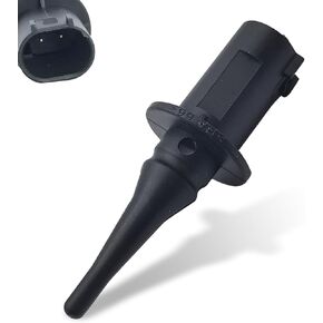 1 PC Car Outdoor Temperature Sensor, Accurately Monitors Precise Temperature Quick Repair Accessories, Replaces OEM #0075421318 0005428418 5S11829, Compatible with Mercedes-Benz (Black)