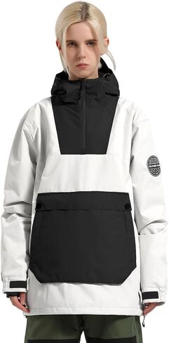 GSOU SNOW Women Ski Jacket Snow Coat Waterproof Windproof Snowboarding Jacket Coat Insulated Warm Winter in Kuwait