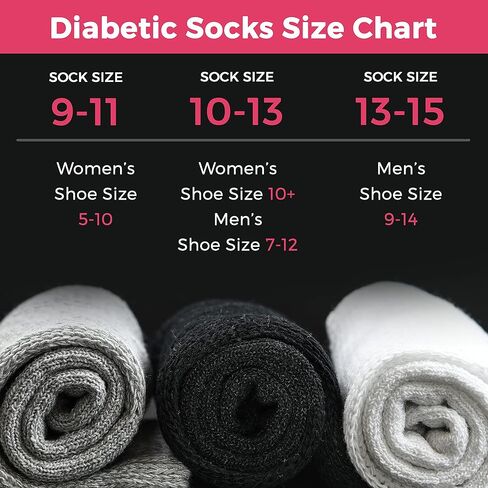 Diabetic Ankle Socks Mens Womens Non-Binding Socks Loose Fit 6 Pairs Debra Weitzner in Saudi Arabia