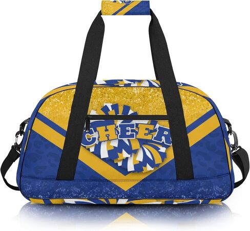 Cheer Duffle Bag for Cheerleaders, Cheerleading Gym Bag for Women, Carry on Weekender Bags, Travel Bag Duffel Bag (Gold&Navy) in Kuwait