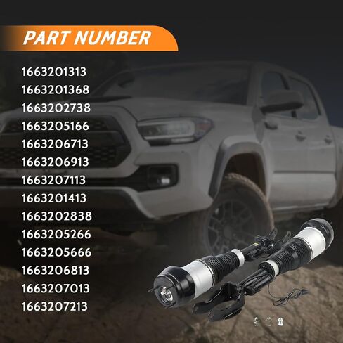 دعامة تعليق هوائي أمامي لـ GL350 GL450 GL500 GL63 AMG ML250 ML63 OE:1663201313 1663201413 1663201368 1663202738 1663205166 1663206713 in Saudi Arabia