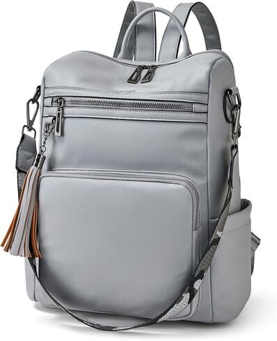 OPAGE Leather Backpack Purse for Women Fashion Tassel Ladies Shoulder Bags Designer Large Backpack Travel Bag in Saudi Arabia