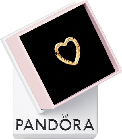 PANDORA Heart 14k Gold-Plated openable Link, with Gift Box in Saudi Arabia