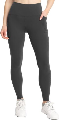 Free Fly Women's All Day Pocket Leggings - Ultra Soft Moisture-Wicking Leggings for Women - High-Waist Yoga Pants, Pockets in Kuwait