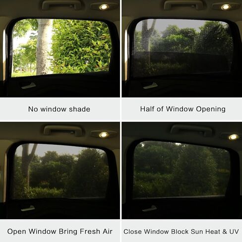 Car Front Window Screen up to 23"x43", Elastic Mesh Car Sun Shade fit for Medium and Large Car SUV in Kuwait