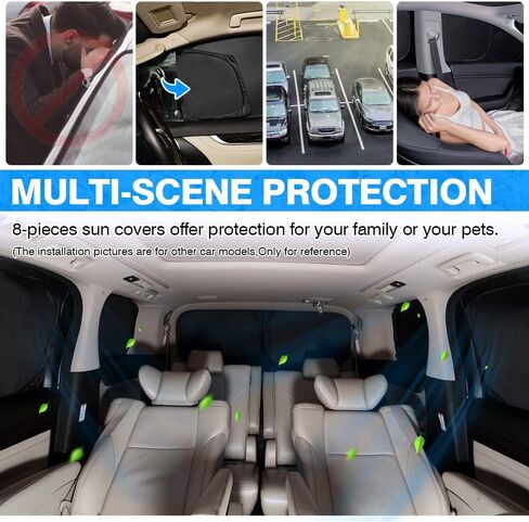 T TGBROS Window Sunshade Custom Fit for 2020-2023 2024 Chevrolet Silverado 2500 3500 Accessories Windshield Side Rear Window Full Set Car Sun Shades Blocks UV Rays Keeps Your Vehicle Cool 5PCS in Saudi Arabia