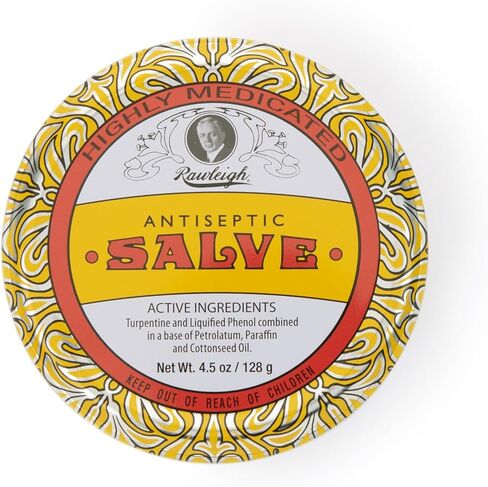 Rawleigh Antiseptic (Original) Salve Big Tin: 4.5 oz / 128g - Pack of 1 in Kuwait