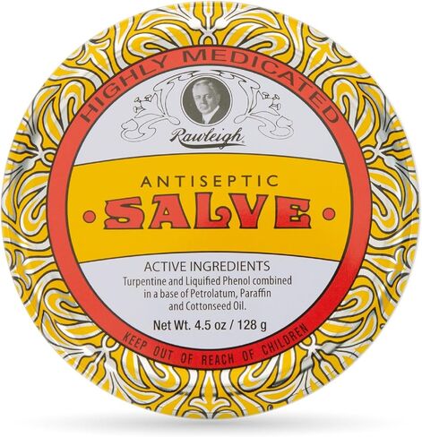 Rawleigh Antiseptic (Original) Salve Big Tin: 4.5 oz / 128g - Pack of 1 in Kuwait