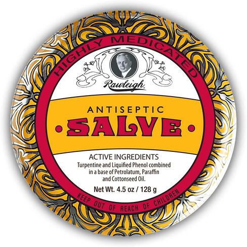 Rawleigh Antiseptic (Original) Salve Big Tin: 4.5 oz / 128g - Pack of 1 in Kuwait