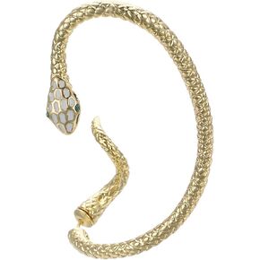 Yoursfs Snake Ear Cuff 18K Gold Plated Elegant Snake Shape Cartlidge Earrings for Women Frog Shape Cubic Zirconia Earrings Studs Piercing Ear Climber Unisex Jewelry Art Ear Jacket
