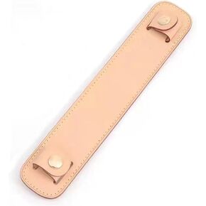 jiesinlov Vachetta Leather Backpack Shoulder Strap Pads Replacement Cushion Strap Covers for Tote Bag (Apricot-1)
