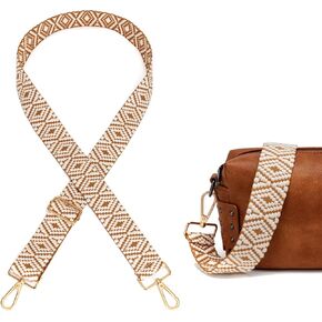 Purse Strap Replacement Crossbody,1.5 Inch Wide Shoulder Purse Strap Adjustable Canvas Handbag Strap