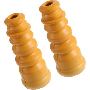 2pcs 5.7 Inch Rear Suspension Bump Stop Strut Bumper Bump Stop for Volkswagen Jetta 2002-2005 1J0512131 Rubber Orange Replacement