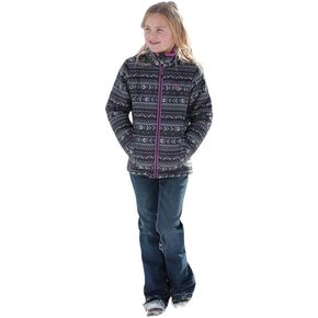 Cinch Apparel Girl's Quilted Jacket Black L