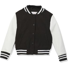 URBAN REPUBLIC Girls Wool Varsity Jacket