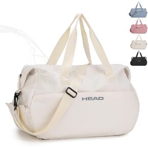 HEAD 32L Carry On Travel Duffel Bag with Shoes Compartment, Lightweight Crossbody Sport Gym Bags for Men & Women, Shoulder Tote Bag Handbag for Business/Workout/Fitness/Yoga/Weekender Overnight