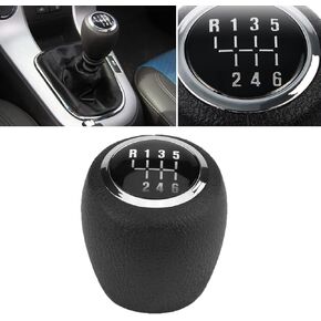 Akozon Chevy Cruze Gear Shift Knob 6 Speed Car Gear Shift Lever Knob Head Manual Shifter Knob for Cruze 2008 2009 2010 2011 2012