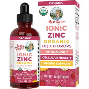 MaryRuth Organics Strawberry Lemon Ionic Zinc, 4 FZ