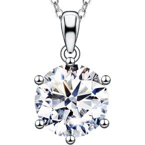 هدايا للزوجة أمها ابنة صديقة مويسانيتي قلادة للزوجة 1ct-4ct مجوهرات للنساء عيد ميلاد الزفاف الذكرى السنوية الخطوبة عيد الميلاد عيد الحب هدايا عيد الأم in Kuwait