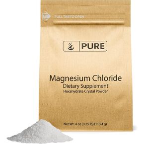 Pure Original Ingredients Magnesium Chloride (1 lb), Eco-Friendly Packaging, Crystal Powder, Magnesium Supplement