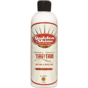GOLDEN SHINE Tire & Trim Gel Dressing, 16 Ounce Bottle 16016 Shines and Protects Tires and Exterior Trim